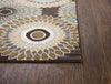 Rizzy Xpression XP6881 Brown Area Rug Detail Image