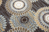 Rizzy Xpression XP6881 Brown Area Rug Runner Image