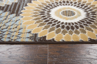 Rizzy Xpression XP6881 Brown Area Rug Style Image