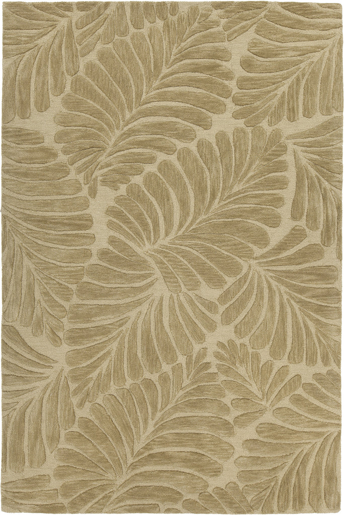 Chandra Yelena YEL-43803 Green/Ivory Area Rug main image