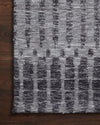 Loloi Yeshaia YES-05 Grey/Charcoal Area Rug by Justina Blakeney Corner On Wood