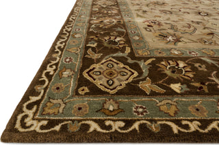 Loloi Yorkshire YK-02 Beige / Brown Area Rug Corner Shot