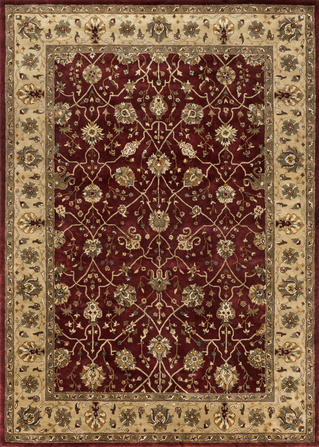 Loloi Yorkshire YK-04 Red / Light Gold Area Rug main image