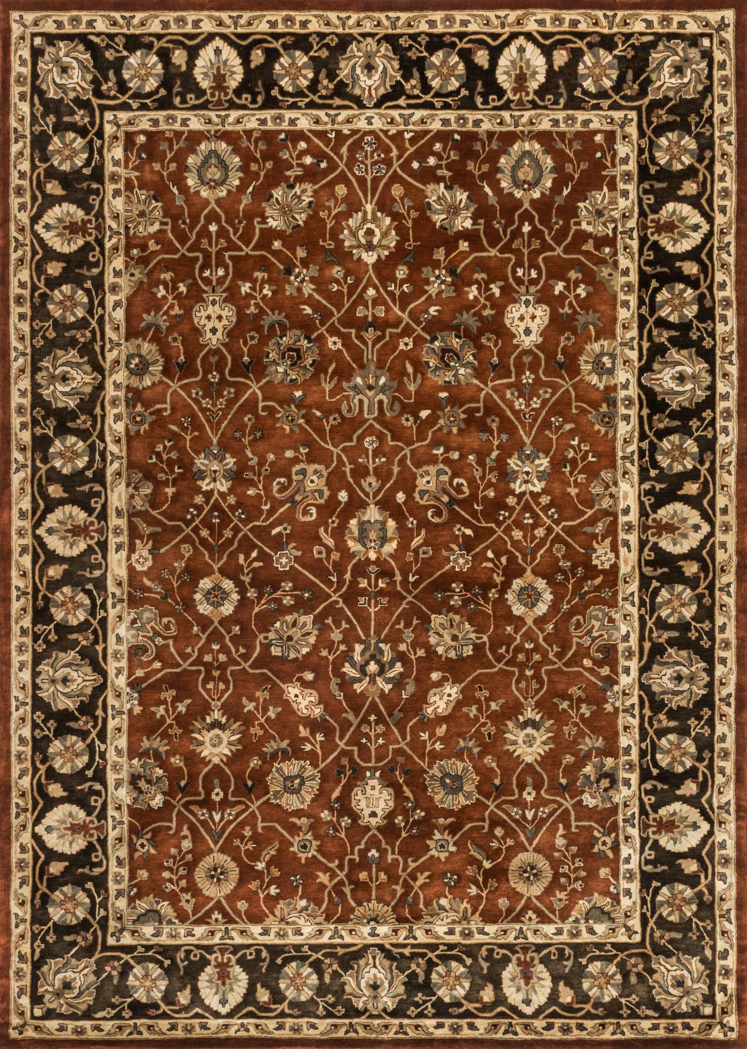 Loloi Yorkshire YK-04 Rust / Expresso Area Rug main image