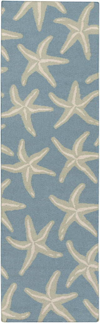 Surya Yacht Club YTC-2001 Sky Blue Area Rug 2'6'' x 8' Runner