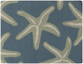 Surya Yacht Club YTC-2001 Sky Blue Hand Woven Area Rug Sample Swatch