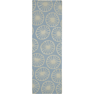 Surya Yacht Club YTC-2018 Teal Area Rug 2'6'' x 8' Runner