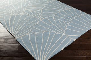 Surya Yacht Club YTC-2022 Teal Hand Woven Area Rug 5x8 Corner