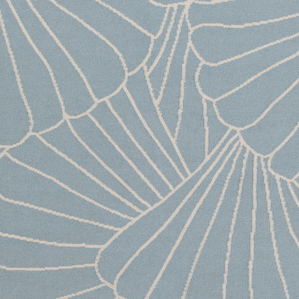 Surya Yacht Club YTC-2022 Teal Hand Woven Area Rug Sample Swatch