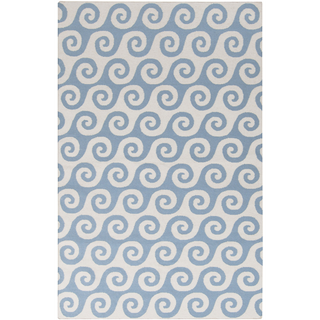 Surya Yacht Club YTC-2031 Teal Area Rug 5' x 8'