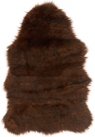 Loloi Yukon Shag YU-01 Brown/Black Area Rug Main