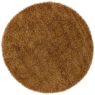 Chandra Zara ZAR-14505 Gold Area Rug Round