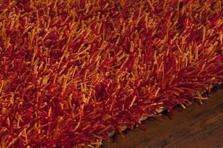 Chandra Zara ZAR-14510 Red/Orange Area Rug Detail