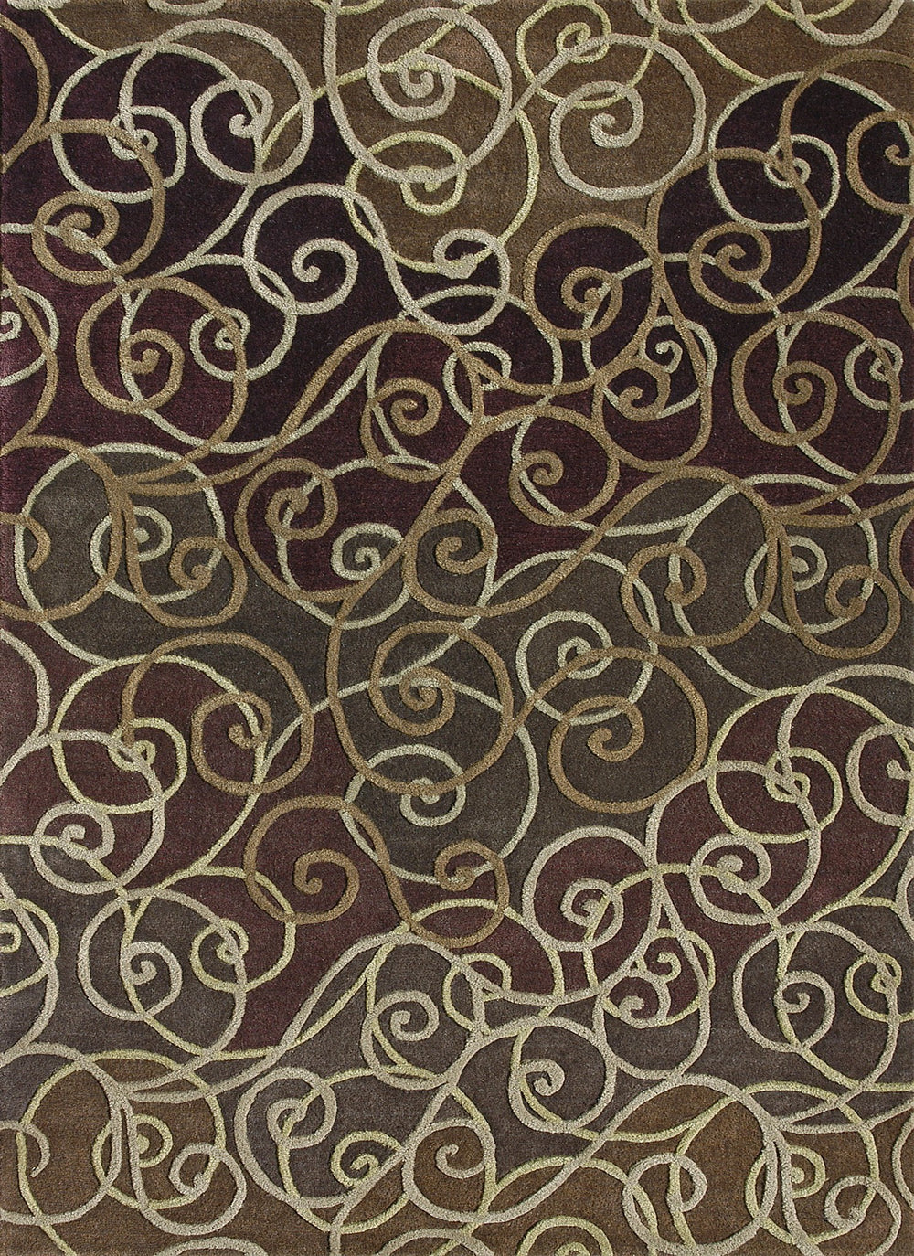 Loloi Zara ZA-02 Berry/Mocha Area Rug