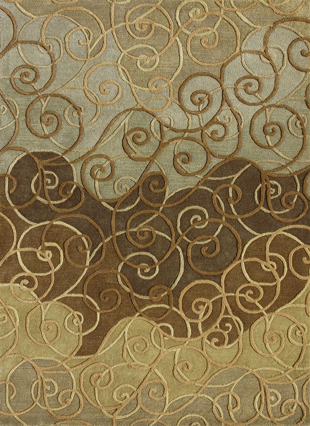 Loloi Zara ZA-02 Sage/Brown Area Rug