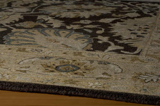 Momeni Zarin ZR-02 Charcoal Area Rug Corner Shot