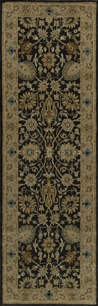 Momeni Zarin ZR-02 Charcoal Area Rug Runner