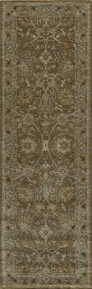 Momeni Zarin ZR-02 Mocha Area Rug Closeup