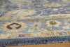 Momeni Zarin ZR-03 Blue Area Rug Corner Shot