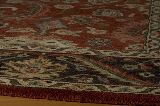 Momeni Zarin ZR-06 Pomegranate Area Rug Closeup