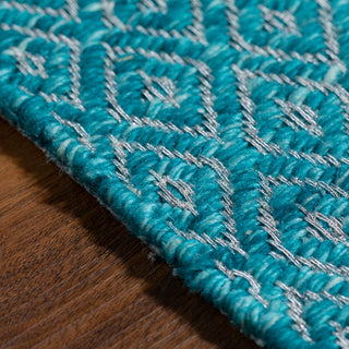 Dalyn Zen ZE1 Teal Area Rug