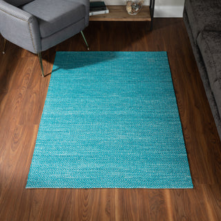 Dalyn Zen ZE1 Teal Area Rug