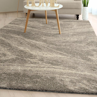 Orian Rugs Super Shag Zebrawood Grey Area Rug 