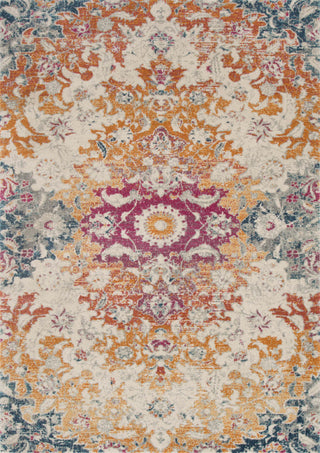 Loloi Zehla ZL-02 Ivory/Fiesta Area Rug main image