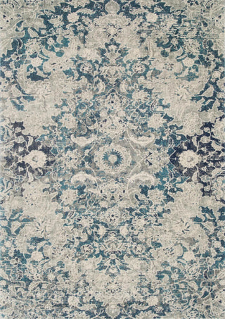 Loloi Zehla ZL-02 Ocean/Silver Area Rug main image