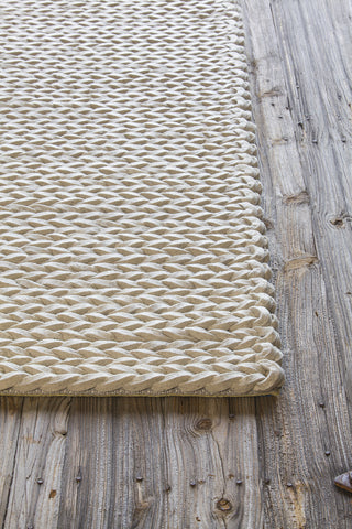 Chandra Zensar ZEN-10000 Ivory Area Rug Corner Shot