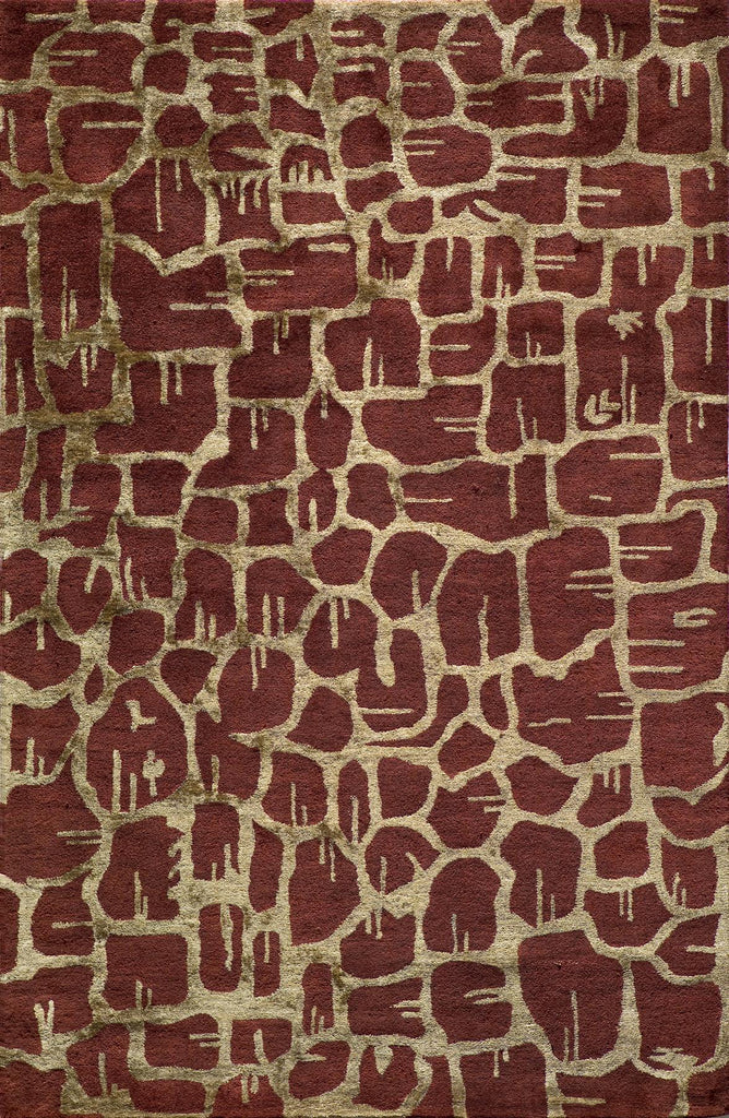 Momeni Zen ZEN-1 Rust Area Rug main image