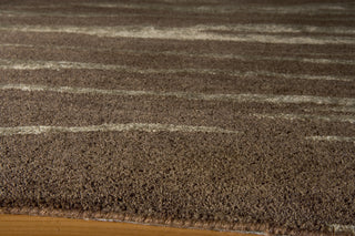 Momeni Zen ZEN-2 Brown Area Rug Closeup