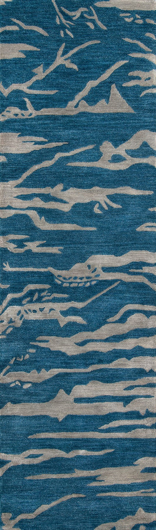 Momeni Zen ZEN-2 Cobalt Area Rug