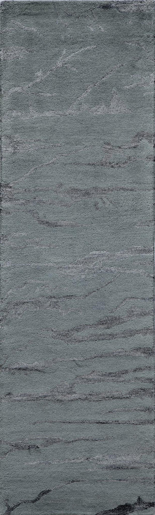 Momeni Zen ZEN-2 Slate Area Rug Closeup