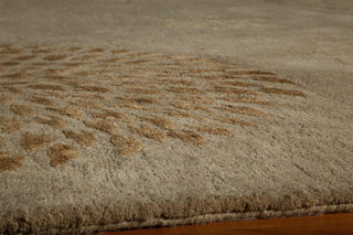 Momeni Zen ZEN-3 Beige Area Rug Corner Shot