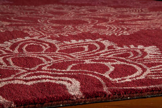 Momeni Zen ZEN-4 Magenta Area Rug Corner Shot