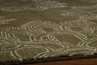 Momeni Zen ZEN-4 Olive Area Rug Closeup