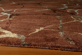 Momeni Zen ZEN-5 Copper Area Rug Corner Shot