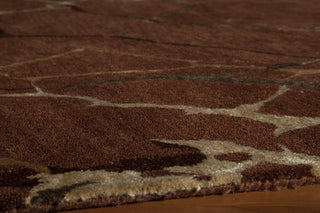 Momeni Zen ZEN-5 Copper Area Rug Closeup