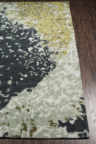 Momeni Zen ZEN-9 Green Area Rug Detail Shot Feature