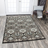 Rizzy Zenith ZH7083 Black Area Rug Corner Image