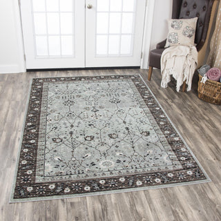 Rizzy Zenith ZH7087 Sage Green Area Rug Corner Image