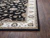 Rizzy Zenith ZH7115 Black Area Rug Detail Image