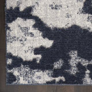 Zermatt ZER01 Blue/Grey Area Rug by Nourison