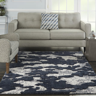 Zermatt ZER01 Blue/Grey Area Rug by Nourison