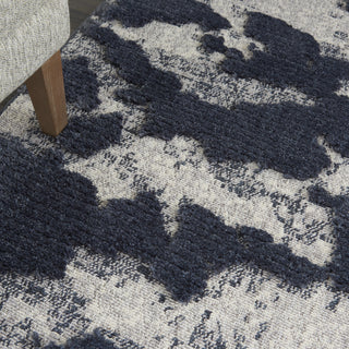 Zermatt ZER01 Blue/Grey Area Rug by Nourison