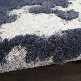 Zermatt ZER01 Blue/Grey Area Rug by Nourison