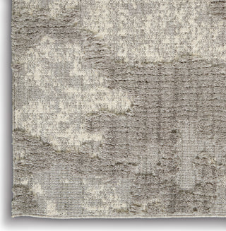 Zermatt ZER01 Grey/Ivory Area Rug by Nourison