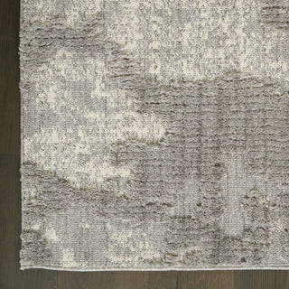 Zermatt ZER01 Grey/Ivory Area Rug by Nourison