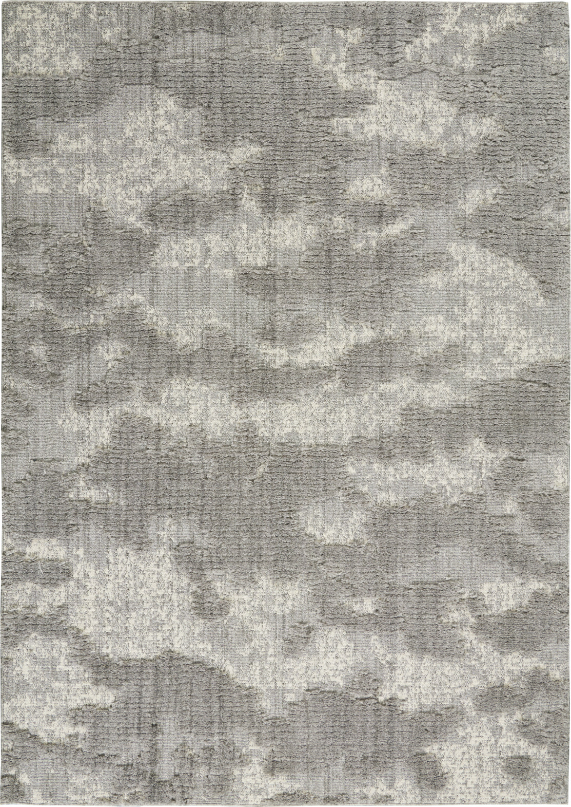 Zermatt ZER01 Grey/Ivory Area Rug by Nourison